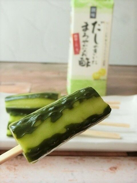 材料2つ だしまろ酢できゅうりの1本漬け 暮らしニスタ