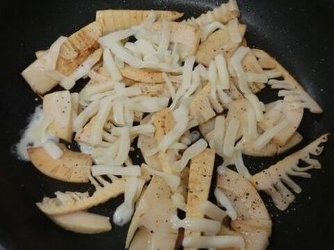 美味しすぎる タケノコのめんつゆチーズ焼き 暮らしニスタ
