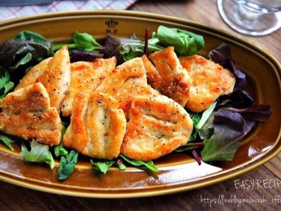 簡単コクうま ささみのバターチーズ焼き 暮らしニスタ