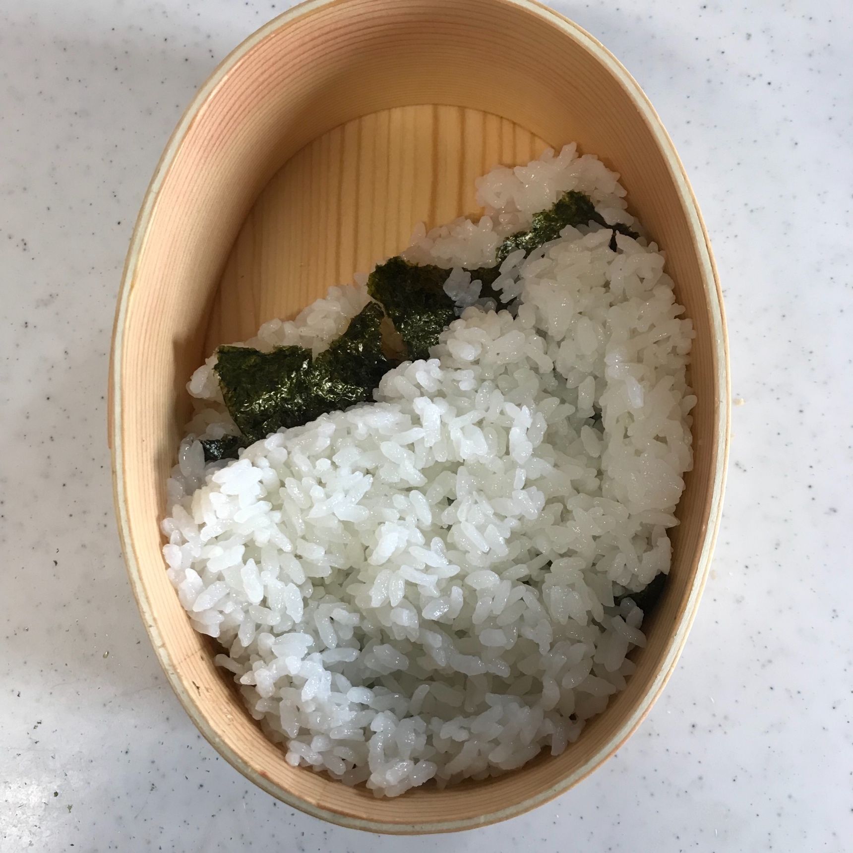 上段のご飯いれます