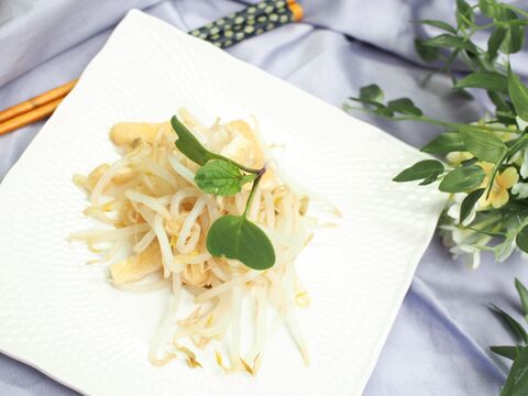 レンジで甘辛な副菜を作ろう もやしと油揚げの甘辛蒸し 暮らしニスタ