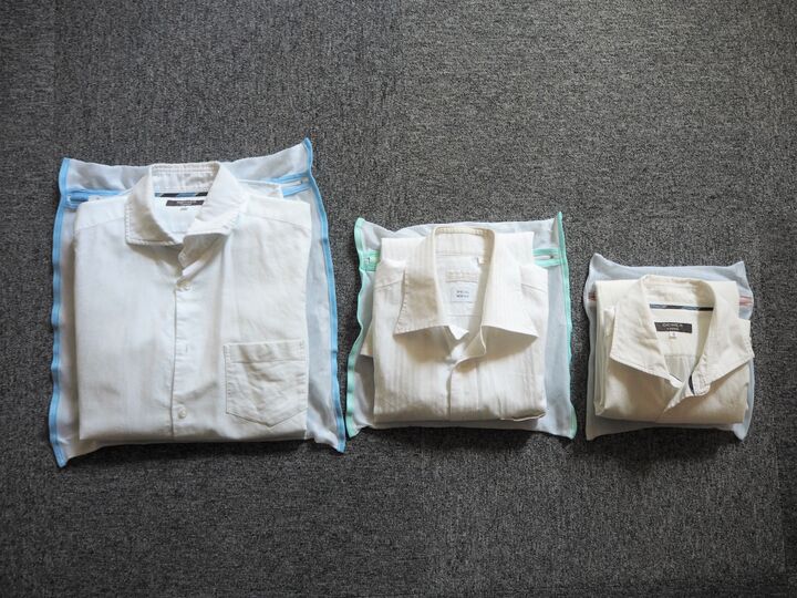 綿100％ワイシャツの洗濯、一番シワができにくい洗濯ネットはどれ？