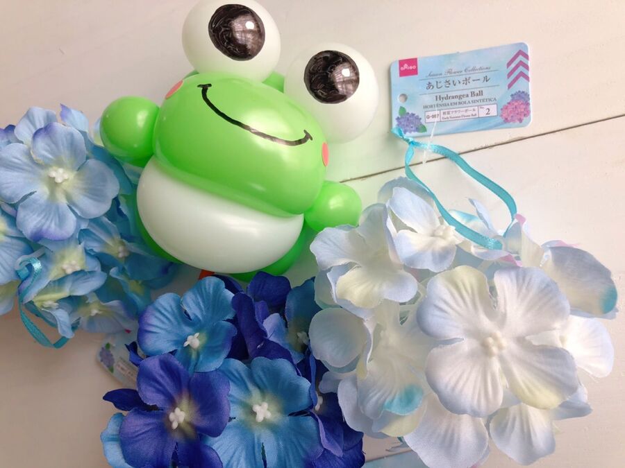 ダイソー 初夏に爽やか あじさいボール 暮らしニスタ ダイソー 初夏に爽やか あじさいボール 暮らしニスタ