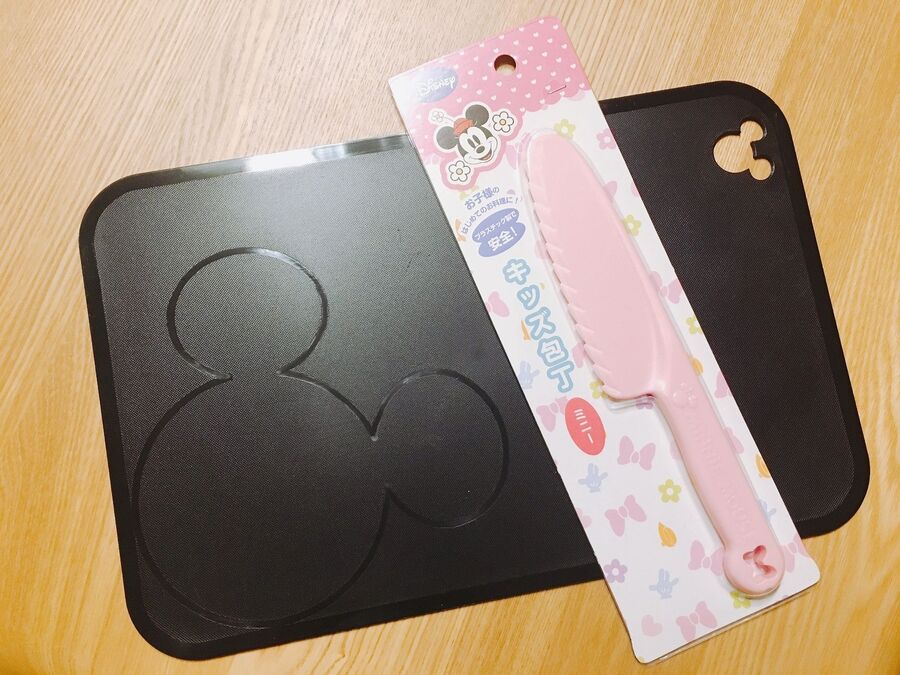 セリア オシャレ ディズニーまな板 キッズ包丁 暮らしニスタ