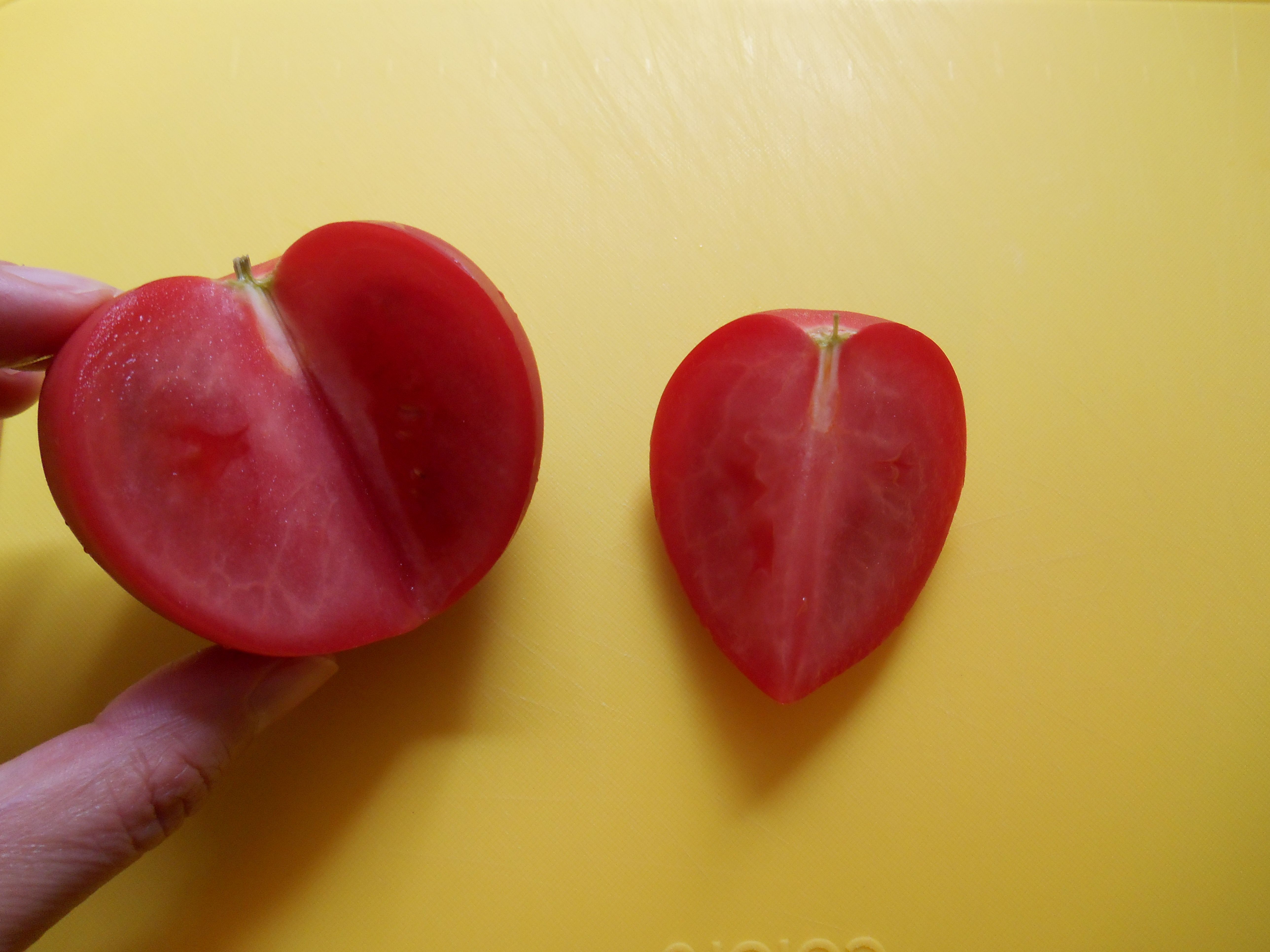 種が出てこない サラダにぴったりのトマトの切り方 暮らしニスタ