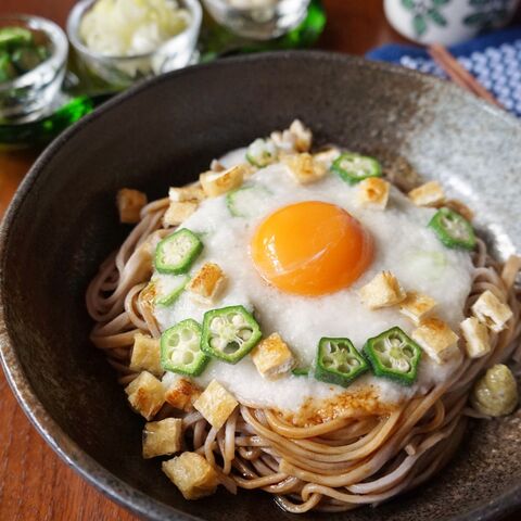 薬味たっぷりで食欲up 冷やし月見とろろそば 暮らしニスタ 薬味たっぷりで食欲up 冷やし月見とろろそば 暮らしニスタ