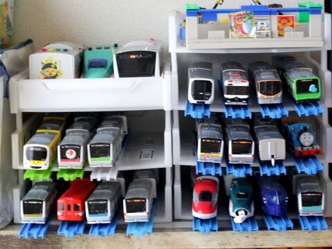 たくさんのプラレールをスマートに収納 暮らしニスタ