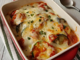 夏野菜たっぷり！ナスとズッキーニのモッツァレラチーズ焼き