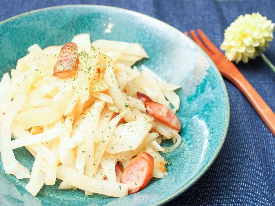夏の大根は炒めるとうまい 大根ペペロンチーノのレシピ 暮らしニスタ
