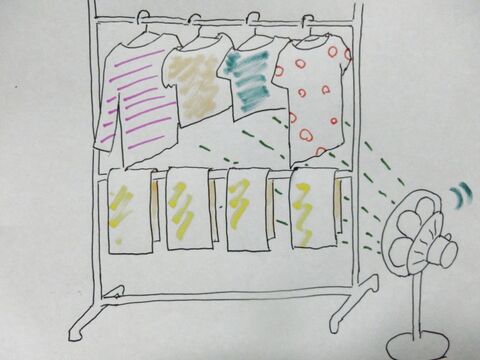 部屋干しは 扇風機でにおわない 暮らしニスタ 部屋干しは 扇風機でにおわない 暮らしニスタ
