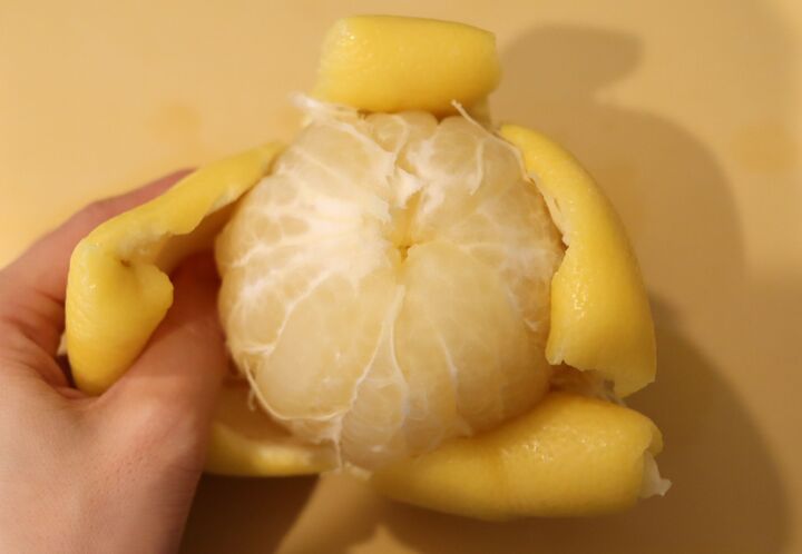 〇〇するだけでグレープフルーツの硬い皮がつるんとむけた!【やってみた】