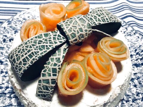 簡単デコでインスタ映え メロンケーキ 暮らしニスタ