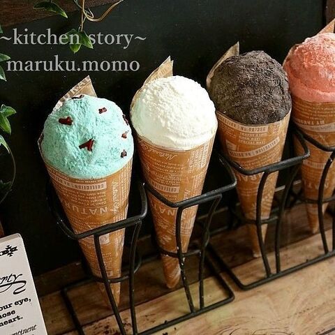 意外な100均商品 をリメイク 本物みたいなアイスクリーム 暮らしニスタ