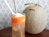 フレッシュメロンのクリームソーダ