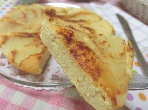 甘味料不使用 焼きりんごおからパンケーキ 暮らしニスタ