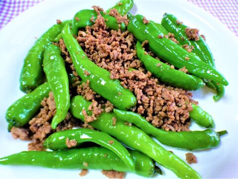 今が旬 ご飯に合う 青唐辛子の甘辛そぼろ炒め 暮らしニスタ