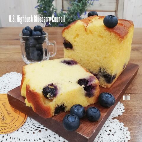 ブルーベリーたっぷり ブルーベリーパウンドケーキ 暮らしニスタ