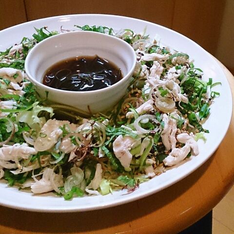 ささみと薬味のサラダ茶そば 暮らしニスタ