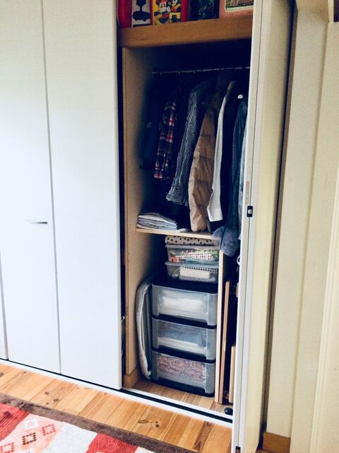 ラブリコ で作る 狭小スペース クローゼット子供部屋 暮らしニスタ