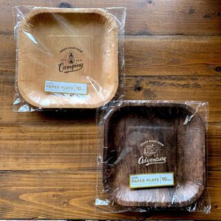 便利 セリア 本物の木皿に見える紙皿 10枚で100円 暮らしニスタ 便利 セリア 本物の木皿に見える紙皿 10枚で100円 暮らしニスタ