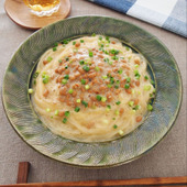  冷たいうどんレシピ「ふわとろ納豆の冷やしうどん」