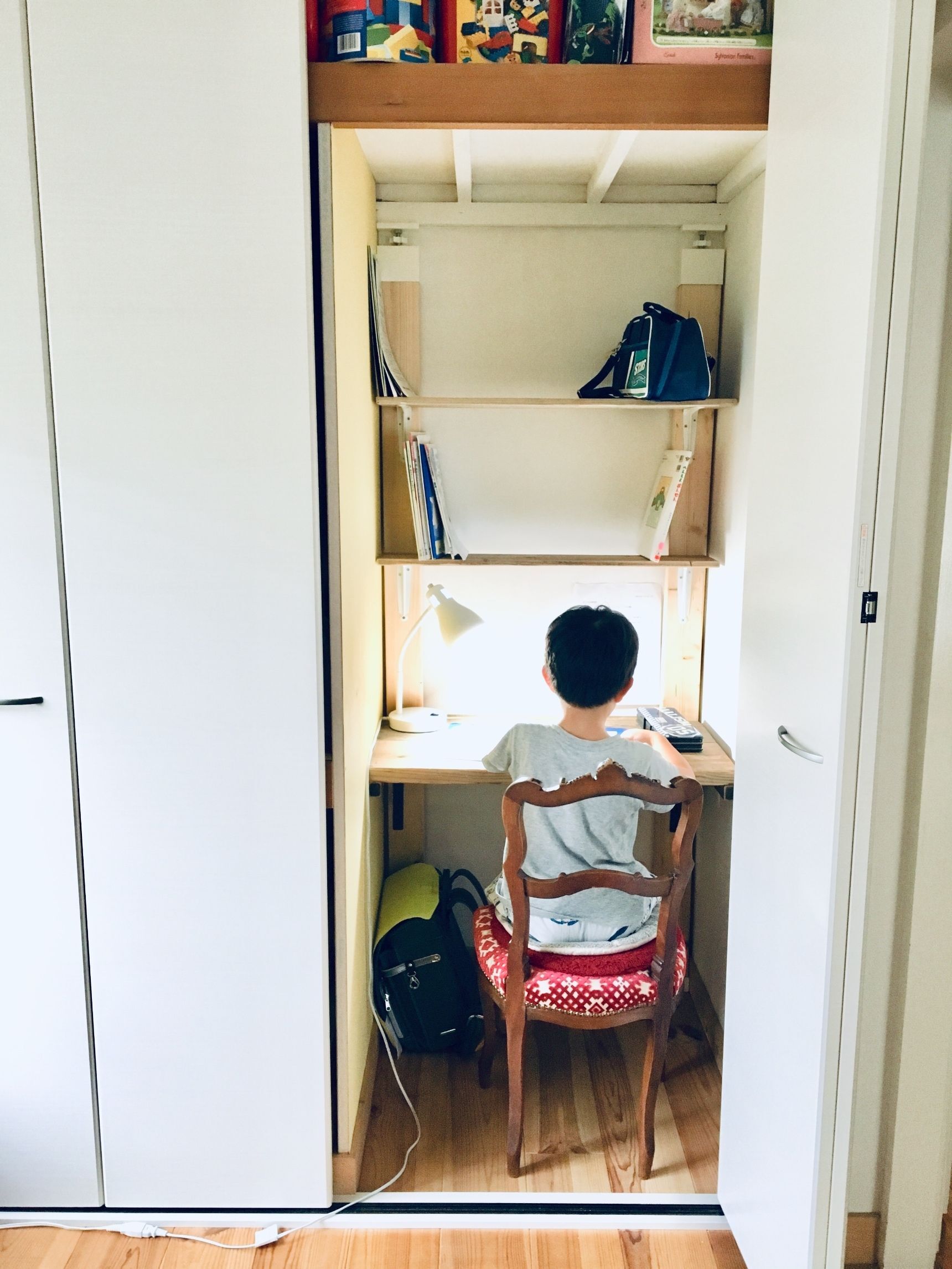 ラブリコ で作る 狭小スペース クローゼット子供部屋 暮らしニスタ