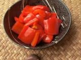 パプリカの梅しょう油煮