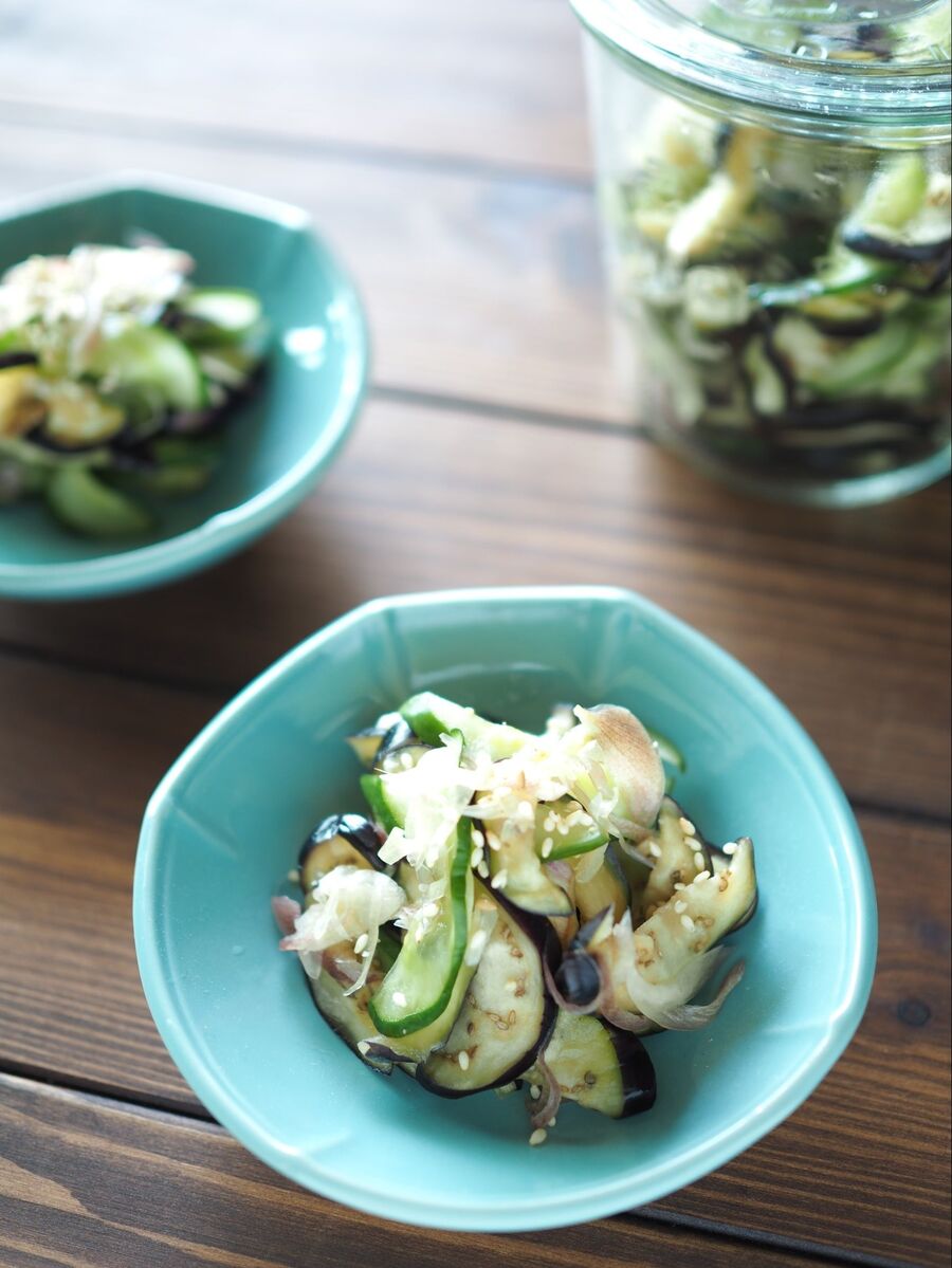 切って和えるだけのさっぱり常備菜 なすときゅうりのみょうが和え 暮らしニスタ 切って和えるだけのさっぱり常備菜 なすときゅうりのみょうが和え 暮らしニスタ