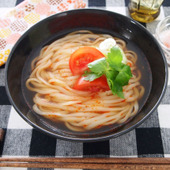  冷たいうどんレシピ「冷やし酸辣うどん」