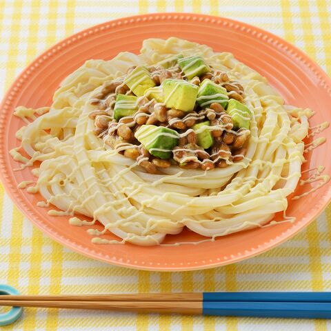 冷たいうどんレシピ アボカド納豆うどん 暮らしニスタ
