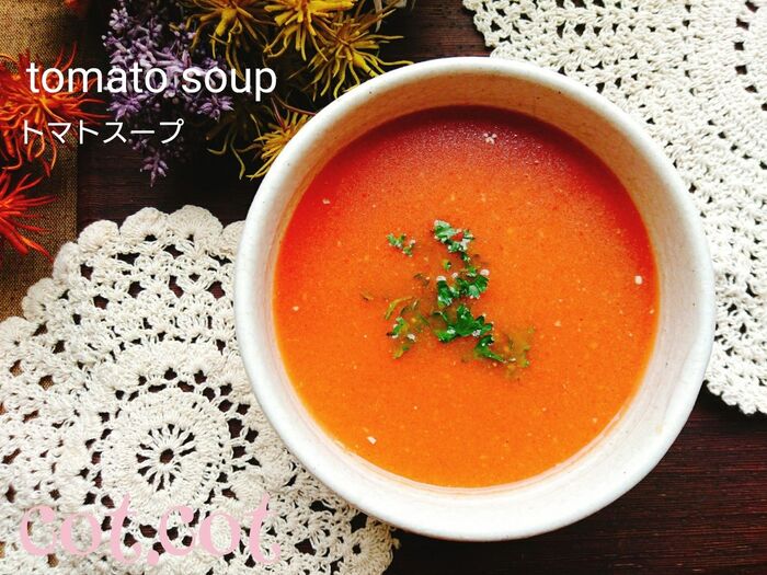 ★トマト味噌スープ★