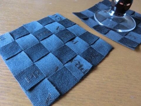 切って貼るだけ リボンでコースター 暮らしニスタ 切って貼るだけ リボンでコースター 暮らしニスタ