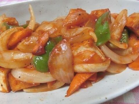 大人もハマる 厚揚げと玉ねぎの焼きケチャップ炒め 暮らしニスタ 大人もハマる 厚揚げと玉ねぎの焼きケチャップ炒め 暮らしニスタ