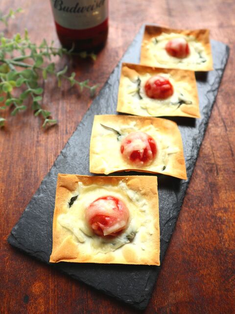 下準備1分 ワンタンの皮で簡単 焼きカプレーゼ 暮らしニスタ 下準備1分 ワンタンの皮で簡単 焼きカプレーゼ 暮らしニスタ
