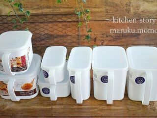 セリア100均のホーローに見える 取っ手つきストッカー 暮らしニスタ セリア100均のホーローに見える 取っ手つきストッカー 暮らしニスタ