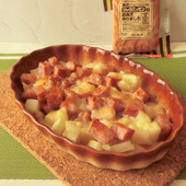 ミートローフとじゃが芋のとろ～りチーズ焼