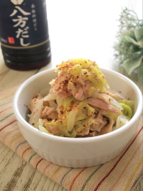 入れる順番がポイント しっとり優しい味わいに 白菜と薄揚げとツナのレンジ煮浸し 暮らしニスタ