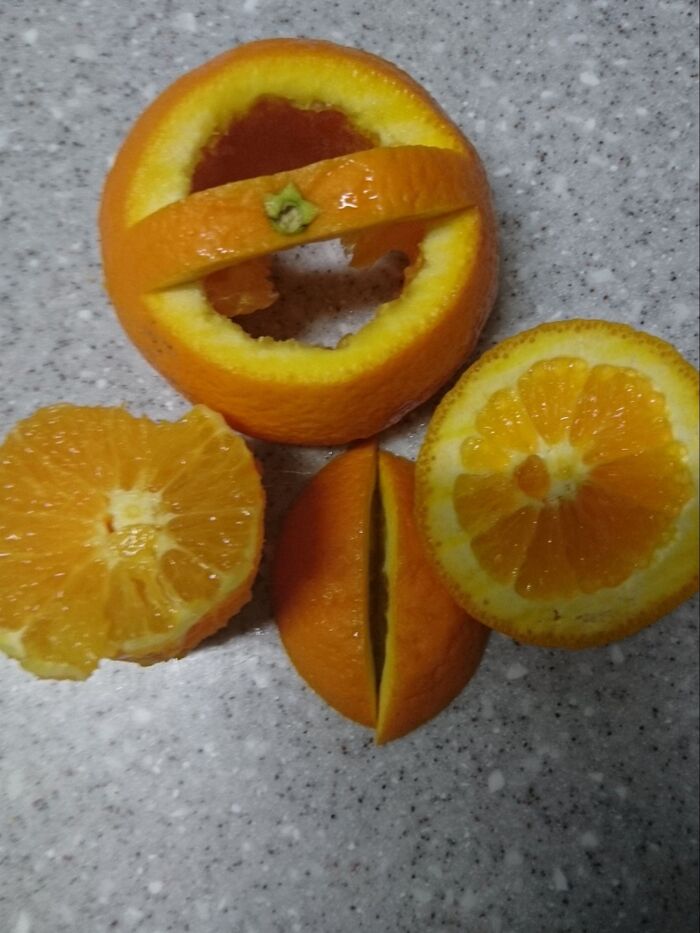オレンジのカット