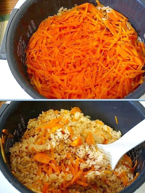 子供も大好きな 我が家の人参とツナの炊き込みご飯 暮らしニスタ