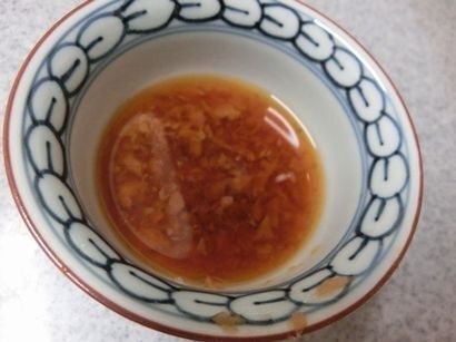 2.梅醤油だれを作る