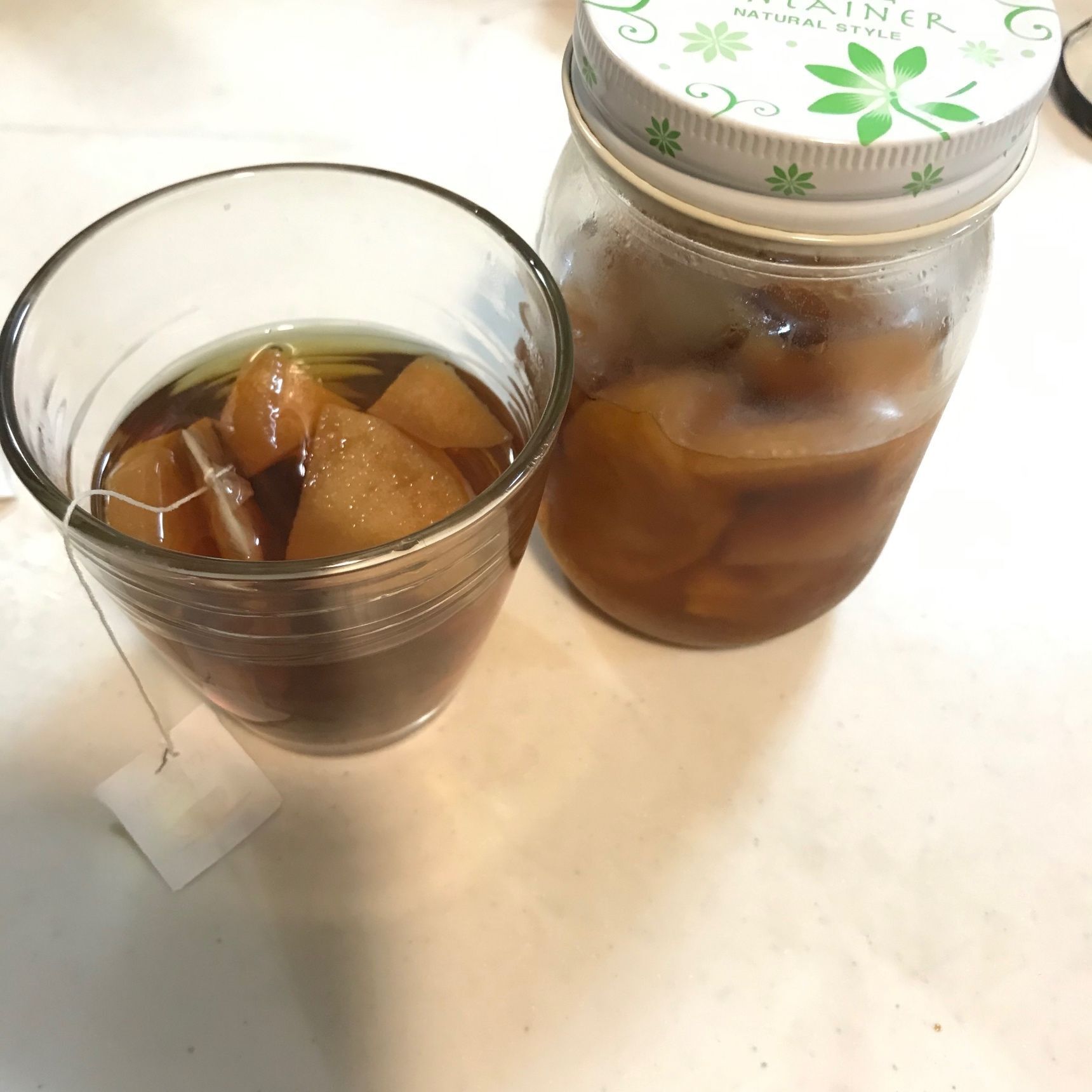 冬の果実酒はブランデーで。