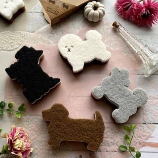 犬好きさんにおすすめ 3coinsのキッチンスポンジ 暮らしニスタ 犬好きさんにおすすめ 3coinsのキッチンスポンジ 暮らしニスタ
