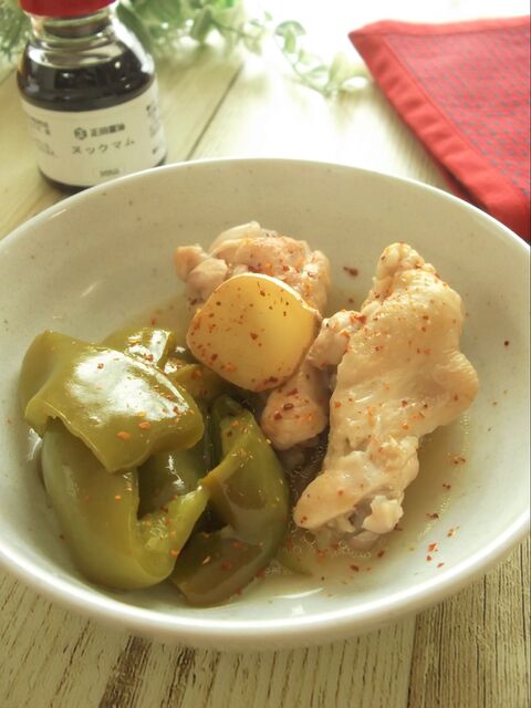 醤油を魚醤にチェンジで深みup ピーマンと手羽元の甘酢煮 暮らしニスタ