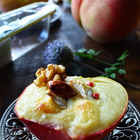 【果物のおかず】とろ～りじゅわ～ん♥桃とチーズのグラタン風♥トースターで簡単