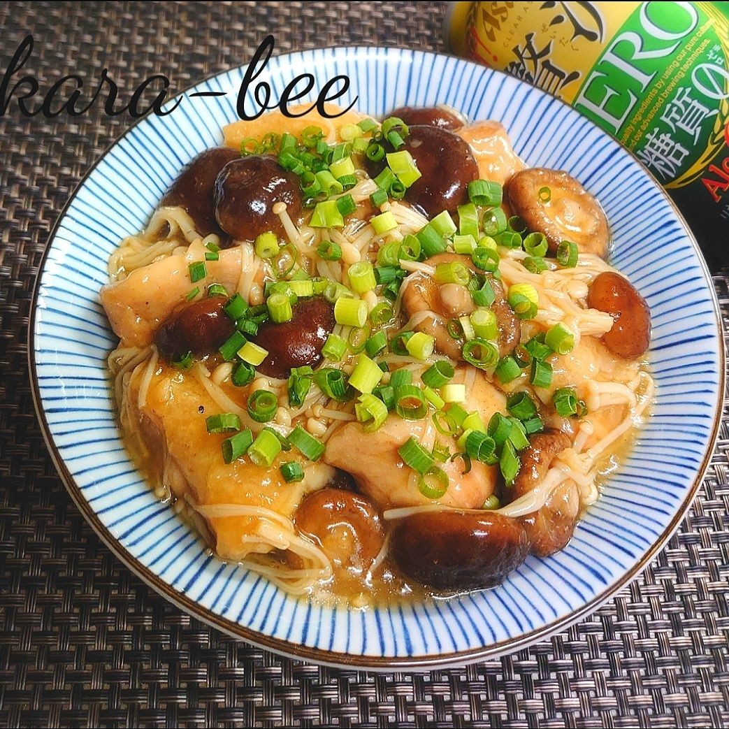 ハフハフ食べたい♪鶏肉ときのこのほっこり生姜とろみ煮 