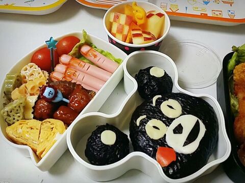 くまもんとハロウィンの指のお弁当 暮らしニスタ