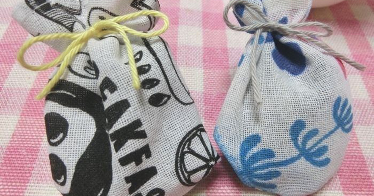 飲み切れなかった紅茶とアロマオイルで 縫わない 簡単サシェ 暮らしニスタ