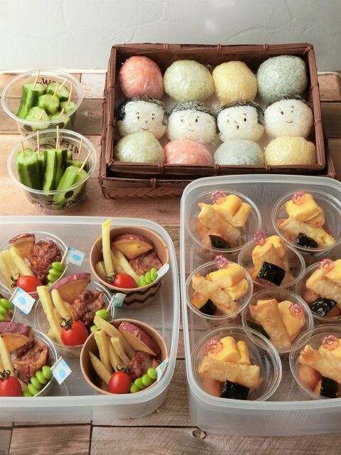 カラフルおにぎりの運動会弁当 暮らしニスタ カラフルおにぎりの運動会弁当 暮らしニスタ