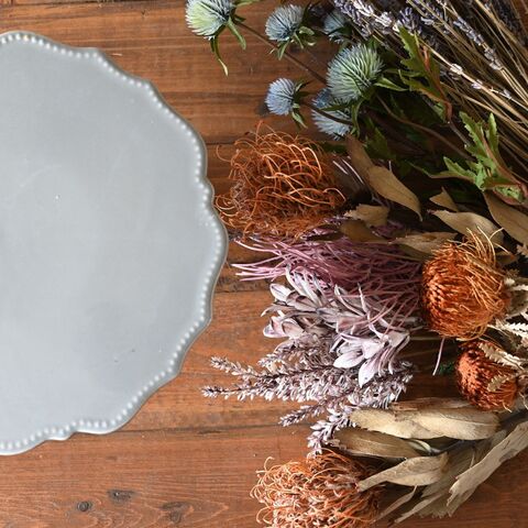 料理撮影コーデ 北欧風背景はダイソーの造花でドライフラワーをかさ増し 料理撮影コーデ10選2019 暮らしニスタ