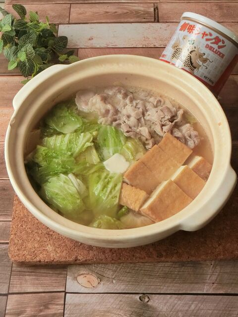豚肉とキャベツのにんにく味噌バター鍋 暮らしニスタ